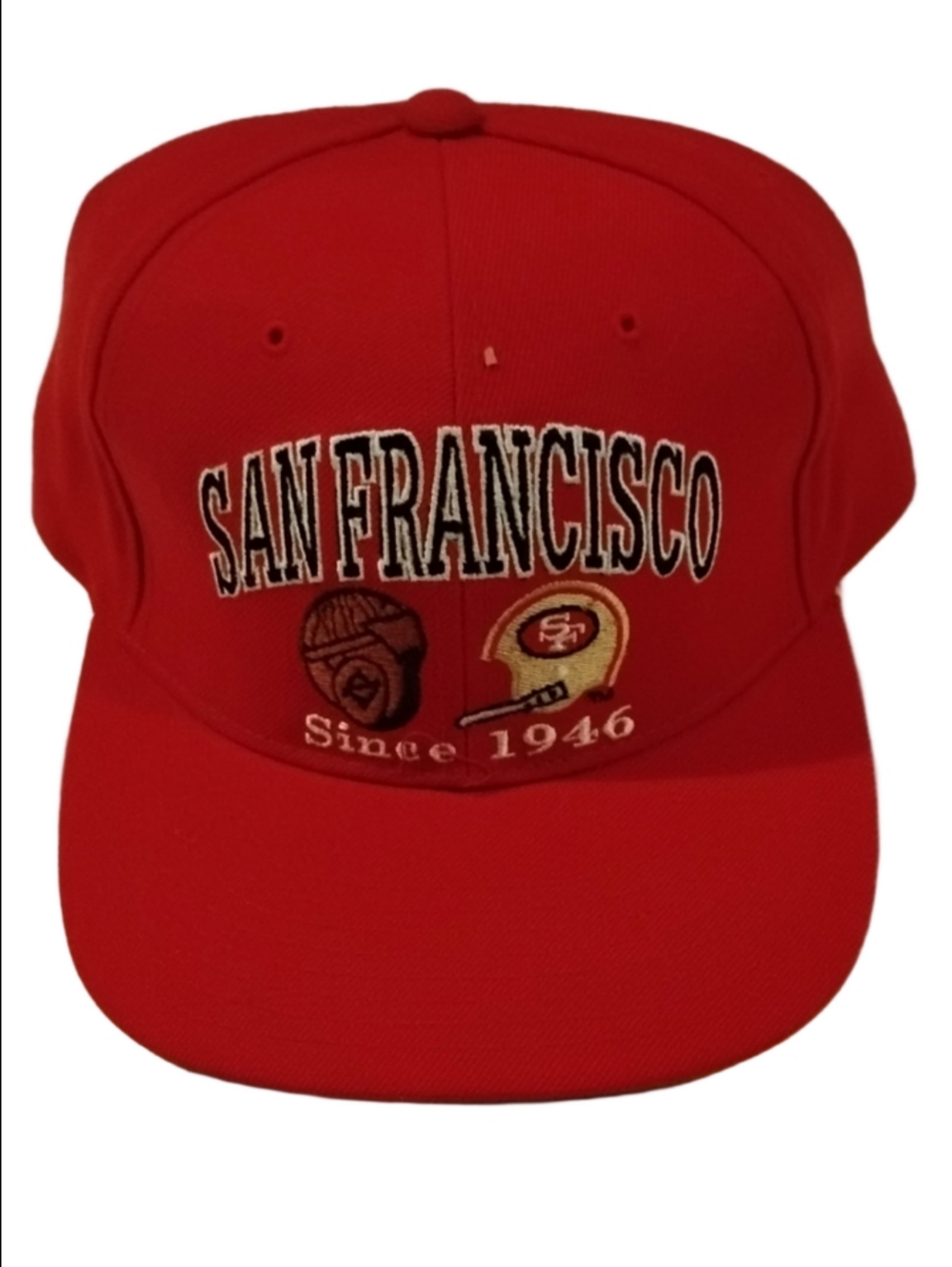 Champion Vintage 90s NFL Red SF 49ers Embroidered Baseball Cap